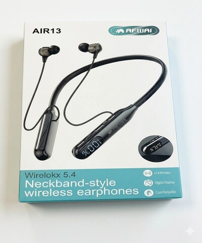 AFWAI Neckband-Style Wireless Earphones - AIR13